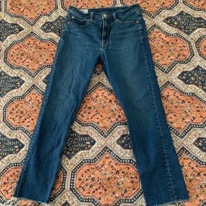 GAP High Rise Cigarette Jeans